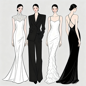 ODM/pakaian pesanan khusus, Logo Merek Buatan China, Desainer untuk Pesanan Kecil, Grosir Senior, Produsen Gaun Malam - Product Image 3