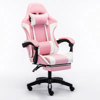 Fabricant promotionnel ordinateur pu cuir gamer lombaire personnalisé Chine anji fauteuil de jeu en cuir
