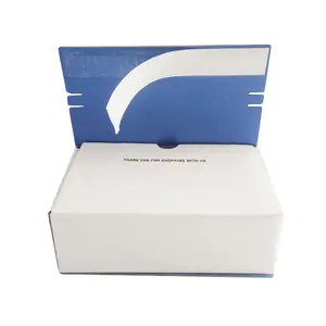 Custom Logo Shipping Ecommercial Packaging Corrugated Cardboard Self Seal Mailing Box With Adhesive Strip Easy Tear Strip Boxes