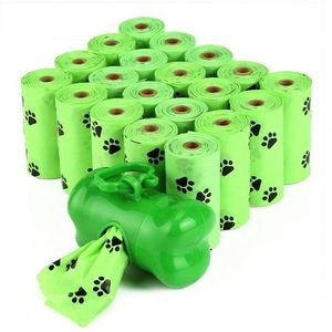 PLA PBAT Fully <b>Compostable</b> Disposable Poo <b>Bag</b> Customized Pet Biodegradable Corn Starch Dog Poop <b>Bag</b> Vest Handle Dog Poo <b>Bags</b> - Product Image 1
