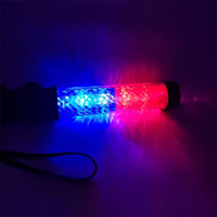 Tige de contrôle du trafic rechargeable Offre Spéciale bâton LED bâton PC plastique LED lampe clignotante rouge bleu vert lumière clignotante