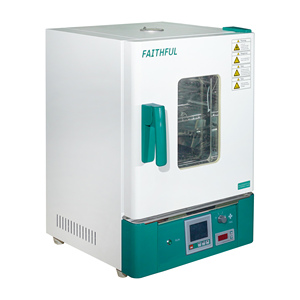 Horno de secado de aire caliente eléctrico de 125L Interior de acero inoxidable 304, RT + 10 ~ 300 ℃ Rango de temperatura Circulación de aire forzado para laboratorios industriales - Product Image 3