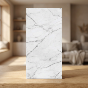 Brilon Grey 600x1200mm Polished Marble Look Glazed Porcelain Floor And Wall <b>Tiles</b> - Product Image 3