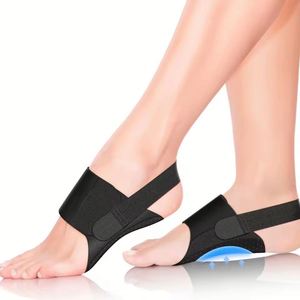 Soutien de la voûte plantaire pour le soulagement de la fasciite plantaire, orthèse améliorée antidérapante et réglable avec coussinets en gel pour pieds plats, voûte plantaire haute et tombante - Product Image 1