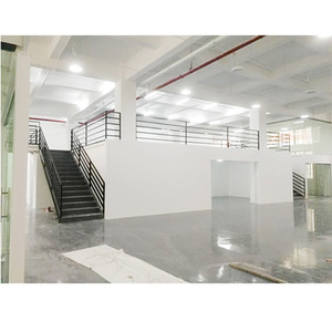 Steel Mezzanine Rack Solid Steel Plate 1000kg Sqm Heavy Duty Powder Coated <b>White</b> <b>Screw</b> Assembly For Industrial Use - Product Image 1