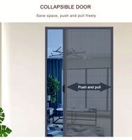 Moustiquaire rétractable 2026 pour fenêtre et porte, enroulable, avec profilé en aluminium, plissée, anti-insectes