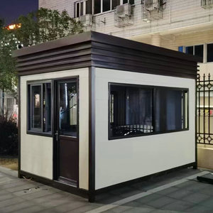 Modern Sandwich Panel Guard House Rectangle Waterproof Sentry <b>Box</b> Outdoor <b>Security</b> Station Prefab Structure - Product Image 3