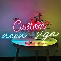 Winbo Light Personnelle Logo Personnalisé Lettres Chiffres Saint Valentin Signe Néon pour Salle Fête Mariage Événement
