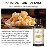 Huile Essentielle d'Encens de Haute Qualité en Gros 100% Pure et Naturelle pour Tous Types de Peau Durée de Vie 3 Ans pour Bougies Savons Diffuseurs