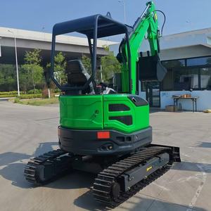 送料無料 CE EPA クボタエンジン搭載 農業用キャビン付き 360度多機能 2.5トン 3トン 3.5トン ミニショベル 小型掘削機 - Product Image 4