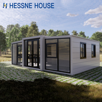 Maison préfabriquée pliable et extensible économique de 40, 30 et 20 pieds, avec cuisine, prix abordable, idéale comme logement secondaire