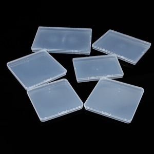 Transparent Square Plastic Storage Box With Lid PP Material Eco Friendly Jewelry Fishing Gear Soap Flower Packaging Container - Product Image 3
