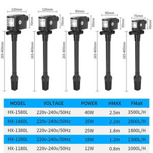 Pompa del filtro dell'acquario sommergibile con uscita superiore - Product Image 3