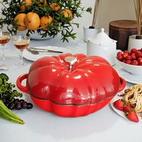 Ensemble de casseroles en fonte émaillée antiadhésive de haute qualité pots à soupe avec couvercle en métal ustensiles de cuisine compatibles avec une cuisinière à gaz pour les restaurants