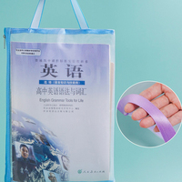 Bolsa de Archivo de Nailon A4 Portátil para Documentos de Oficina, Transpirable, de Una Sola Capa, Color Sólido, con Logotipo Personalizable