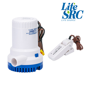 <span class=keywords><strong>Bomba</strong></span> <span class=keywords><strong>de</strong></span> <span class=keywords><strong>Achique</strong></span> Eléctrica Portátil LifeSRC 2000GPH, <span class=keywords><strong>Bomba</strong></span> <span class=keywords><strong>de</strong></span> Agua <span class=keywords><strong>Sumergible</strong></span> <span class=keywords><strong>de</strong></span> 24 V CC y <span class=keywords><strong>12</strong></span> <span class=keywords><strong>Voltios</strong></span>, Alimentada por Energía Solar - Product Image 2