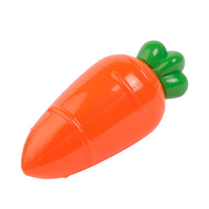 Plastic Carrot Shape Clear Packaging Gift Box Cute Transparent Candy Small Boxes for Baby Shower Birthday Party