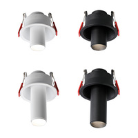 Projecteur LED COB 7W 10W 12W, découpe 75mm, à bec long, encastré, pour comptoir d'hôtel