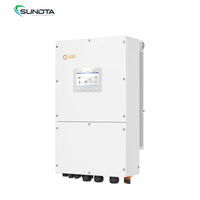 Système solaire hybride industriel 30KW 50KW 60KW 80KW 100KW avec onduleur Deye Solis, panneaux Trina Jinko et batterie au lithium pour installation hors réseau