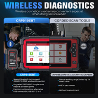 Escáner de Diagnóstico para Automóviles CRP919E BT, Pantalla LCD Roja, Bluetooth, Sistema Completo OBD2, Herramienta Universal