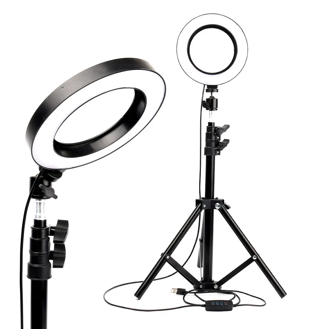 Photography Photo Studio 480 LED Ring Light 5500K Dimmable Camera Ring Light 18 inch Lamp with Tripod Stand