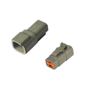 DTM ชุดขั้วต่อสายไฟฟ้าตัวผู้และตัวเมียอัตโนมัติ<span class=keywords><strong>2</strong></span>/<span class=keywords><strong>3</strong></span>/4/4/6/8พินกันน้ำ - Product Image 4