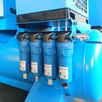 Compresseur d'air à vis 4 en 1 10HP 7.5KW réservoir de séchage d'air Vsd Tension 220v 380v 480v Compresseur industriel