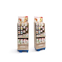 Support d'affichage personnalisé pour les points de vente de produits capillaires, présentoir en carton pour shampooing, présentoir de vente au détail en carton ondulé