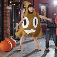 Vente en gros d'usine Trising Poop Jokes Combinaisons et barboteuses en polyester amusantes pour Halloween Cosplay Unisexe Adultes