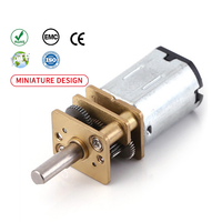 Moteur à engrenages micro DC 12 mm N20 N30 N10 3V 6V 12V 100-12100 tr/min, faible bruit, boîte de vitesses métallique, mini-moteur de réduction pour ventilateur de maison intelligente
