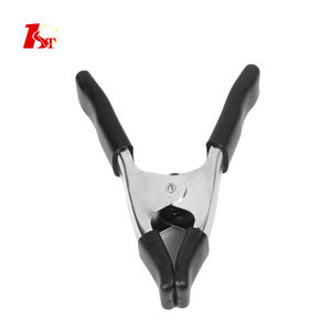 Nhiệm Vụ Nặng Nề 4 Inch Một Loại Kim Loại Mùa Xuân Kẹp Cho Công Việc Bằng Gỗ Cho Váy Cưới Kẹp Với Nhựa Màu Đỏ Xử Lý - Product Image 1