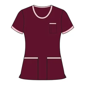 Free Clothing Design And Make Hospital Doctor Uniform Scrubs From BSCI Factory