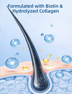 <span class=keywords><strong>Crème</strong></span> réparatrice nourrissante en profondeur anti-casse pour cheveux fragiles à la kératine et à l'huile <span class=keywords><strong>de</strong></span> coco avec acide hyaluronique (OEM/ODM) - Product Image 3