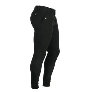 OEM asiento completo de silicona Jodhpurs mallas ecuestres pantalones de montar hombres pantalones de montar a caballo medias con bolsillo ropa - Product Image 3
