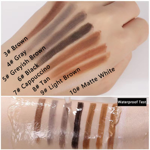 Lápiz de Cejas Resistente al Agua de Larga Duración con Cepillo, Accesorio para Maquillaje de Microblading y Tatuaje de Cejas - Product Image 6