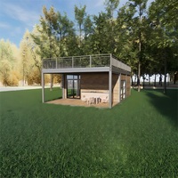 Nouvelles maisons écologiques en conteneurs avec passerelle et terrasse, conçues pour un style de vie moderne et écoresponsable en 2026