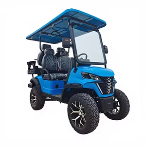 Voiturette de golf électrique 4 places, nouvelle conception, prête pour le sable, pour les excursions en bord de mer sur routes non publiques - Product Image 3