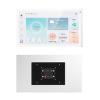 Panneau tactile intelligent GVS KNX sécurisé S13 avec PoE 48V, 240 canaux KNX, écran IPS 1280x800 pour le contrôle des bâtiments commerciaux