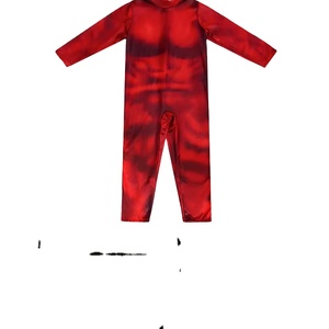Traje <span class=keywords><strong>de</strong></span> actuación <span class=keywords><strong>de</strong></span> Halloween <span class=keywords><strong>de</strong></span> Carnaval Hellboy Cosplay <span class=keywords><strong>mono</strong></span> rojo con <span class=keywords><strong>cola</strong></span> y alas - Product Image 1