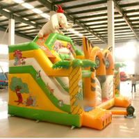 Super amusant Enfants petite glissière gonflable commerciale de château d'enfants pour le parc d'attractions
