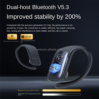 Headset TWS HiFi In-Ear Nirkabel dengan Indikator Baterai LED, Aksesori Game Khusus untuk Ponsel Tipe C