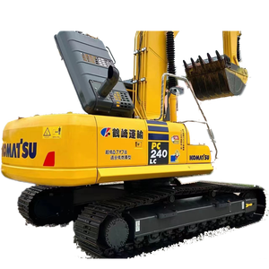 Excavadora sobre orugas Komatsu PC240LC usada, 24 toneladas con motor de caja de cambios, buen estado, segunda mano a la venta - Product Image 1