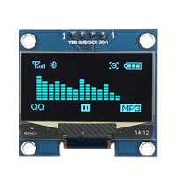 Módulo de Pantalla OLED IIC I2C SPI de 4 Pines y 1.3 Pulgadas, Placa de Pantalla OLED de 128x64 SH1106, Pantalla OLED Blanca/Azul Compatible con Arduino Raspberry PI