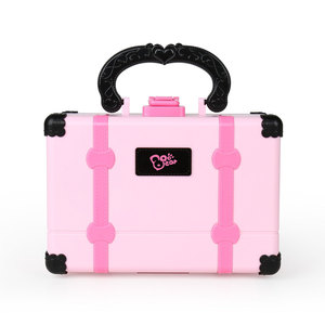 Pretend Fashion Girl Makeup Kit Toy Real Washable Cosmetics Set Beauty Play Set <b>Suitcase</b> Design Make up Toys - Product Image 3