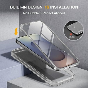 Đầy Đủ Cơ Thể Điện Thoại Trường Hợp Đối Với Samsung Galaxy A07 S25 Đôi Hai Mặt Pha Lê Mỏng Phong Cách Chống Sốc Điện Thoại Trường Hợp - Product Image 2