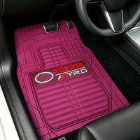 Tapis de Sol Universels pour Voiture Toutes Saisons en Caoutchouc, Protection Robuste