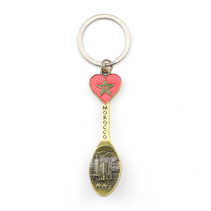 Bán buôn tùy chỉnh thiết kế Georgia du lịch lưu niệm thanh kiếm lá chắn Keychain kim loại móc chìa khóa - Product Image 4