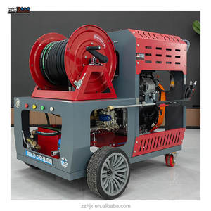 Herramienta de limpieza de tuberías multifuncional Lavadora a presión comercial <span class=keywords><strong>con</strong></span> desbloqueador de drenaje versátil de largo alcance - Product Image 4