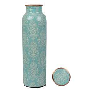 Botella de agua de cobre de diseño personalizado de calidad de exportación India para venta de exportación botella de agua de lujo - Product Image 2