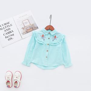 Vêtements pour bébés en coton, chemises rayées brodées, robe pour fille avec nœud, marché de vêtements en gros de Chine - Product Image 4